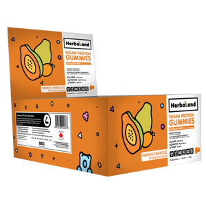 Herbaland- Protein Gummies Papaya (50g)