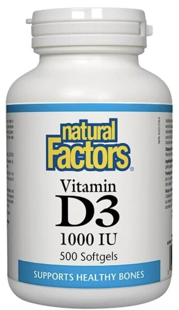 NF - Vitamin D 1000IU (500 Softgels)