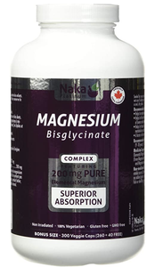 Naka - Magnesium Bisglycinate 200mg (300 VCaps)