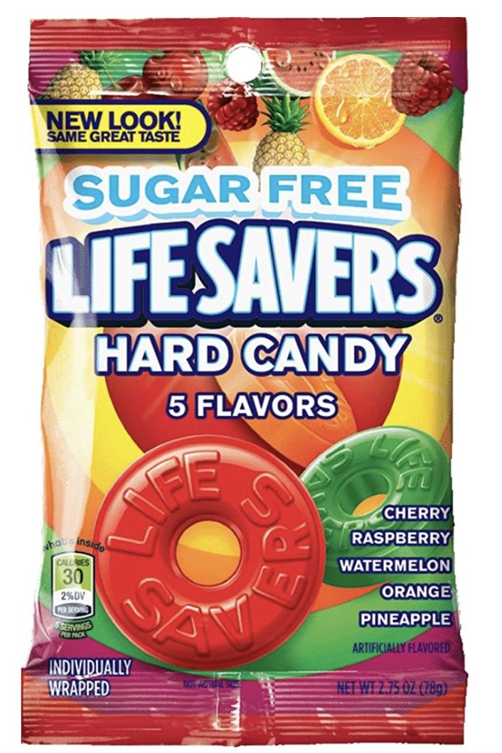 Life Savers - 5 Flavors Sugar-Free Hard Candy (2.75 Oz)
