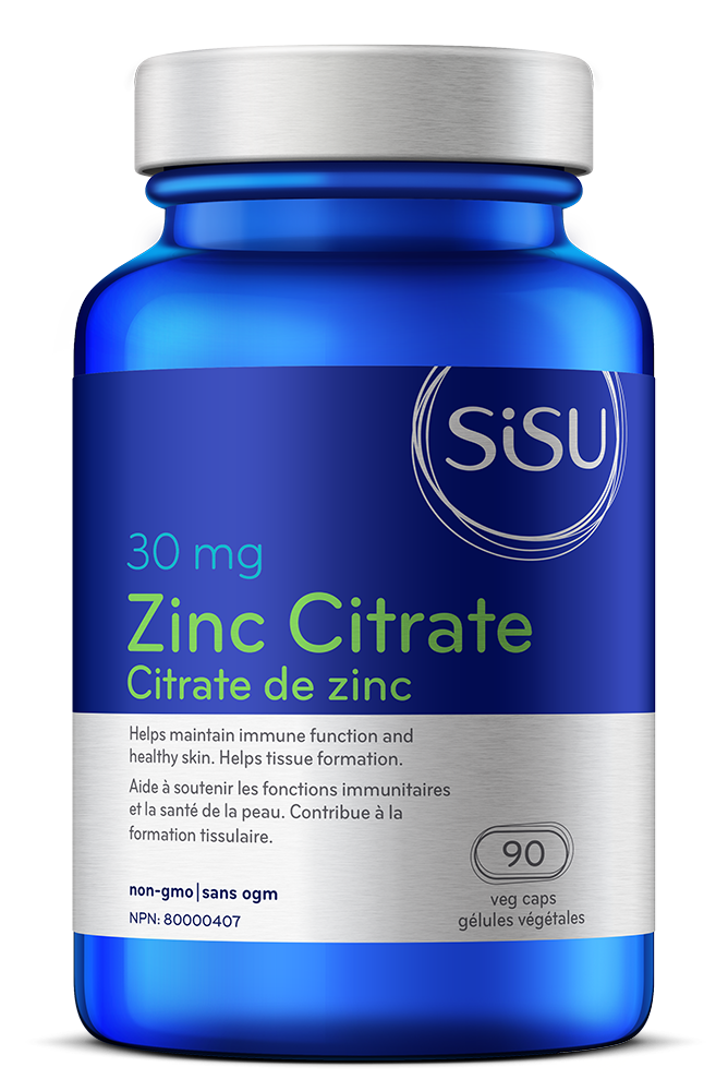 Sisu - Zinc Citrate 30mg(  90 VCaps )