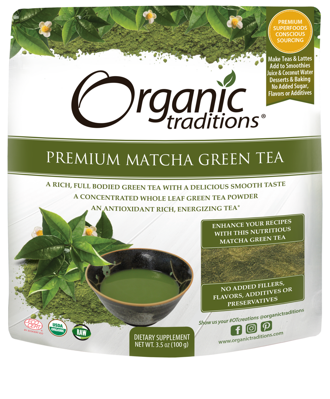 Org Trad - Premium Matcha Tea (100g)