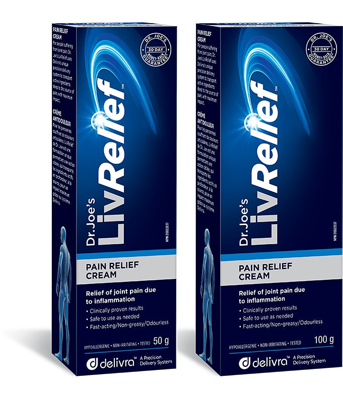 Dr. Joe's LivRelief Pain Relief Cream 50g