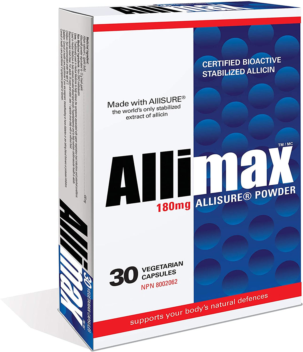 Allimax Stabilized Allicin 180mg Caps