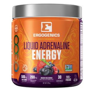 Ergogenics - Liquid Adrenaline Energy Berry (225g)