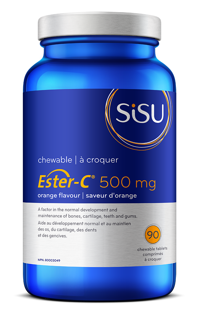 Sisu - Ester-C 500mg Orange Flavour ( 90 Chewable Tablets )