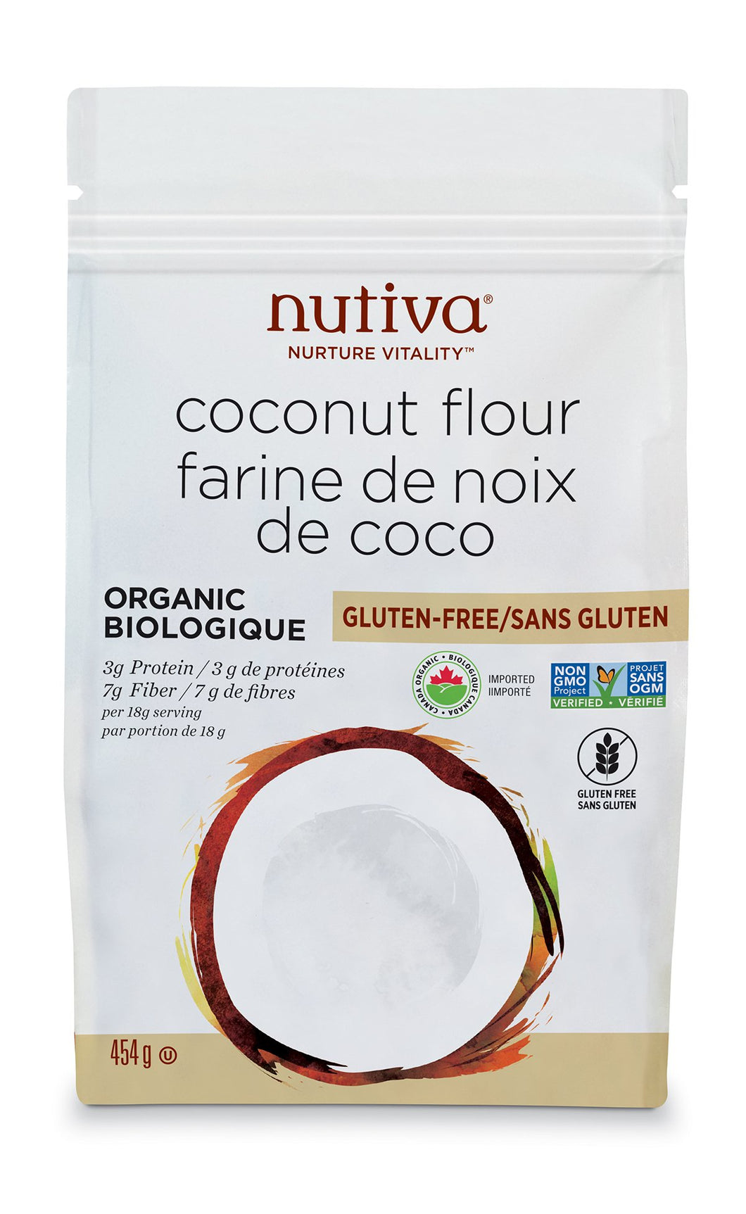 Nutiva- Organic Coconut Flour (454g)
