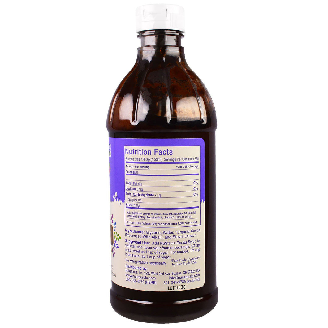NuStevia Concentrated Cocoa Syrup (16oz)