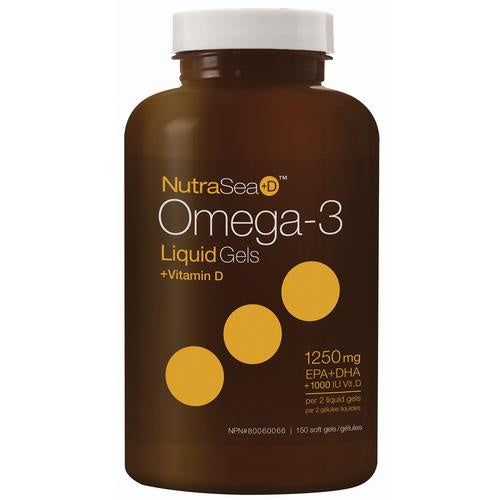 Nutrasea - Omega 3 + Vitamin D ( 150 Liquid Gel )