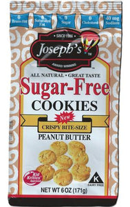 Joseph''s - Sugar-Free Cookies - Peanut Butter - 6 oz
