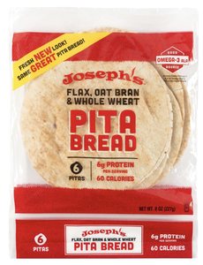 Joseph's Bakery - Flax, Oat Bran & Whole Wheat Pita Bread