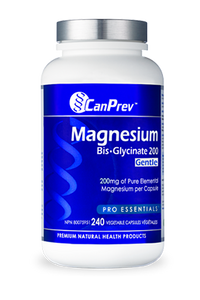 CanPrev- Magnesium Bisglycinate Gentle (200mg) - 240 Vcaps