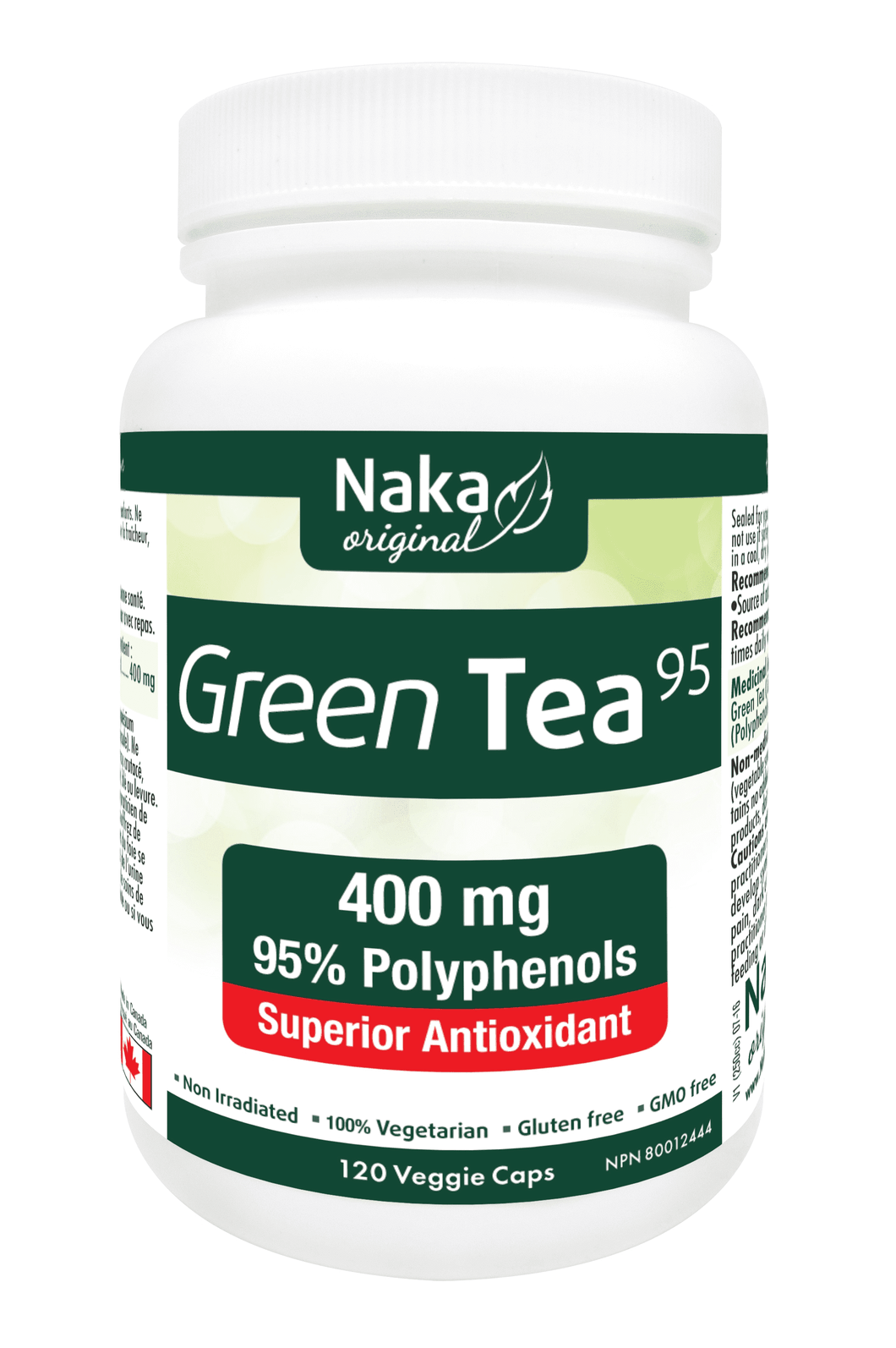 Naka - Green Tea 400mg (120 caps)