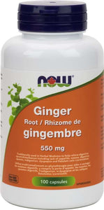 Now - Ginger Root 550mg (100 Caps)