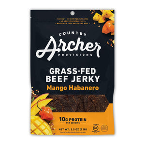 Country Archer- Grass Fed Beef Jerky Mango Habenero 70g