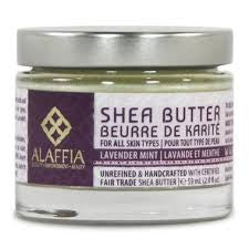 Alaffia Handcrafted Shea Butter, Lavender Mint (59mL)