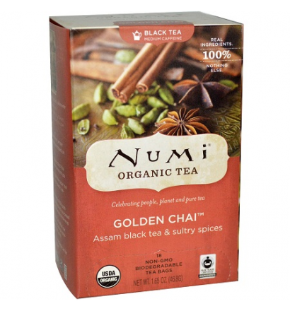 Numi - Golden Chai (18 Tea Bags)