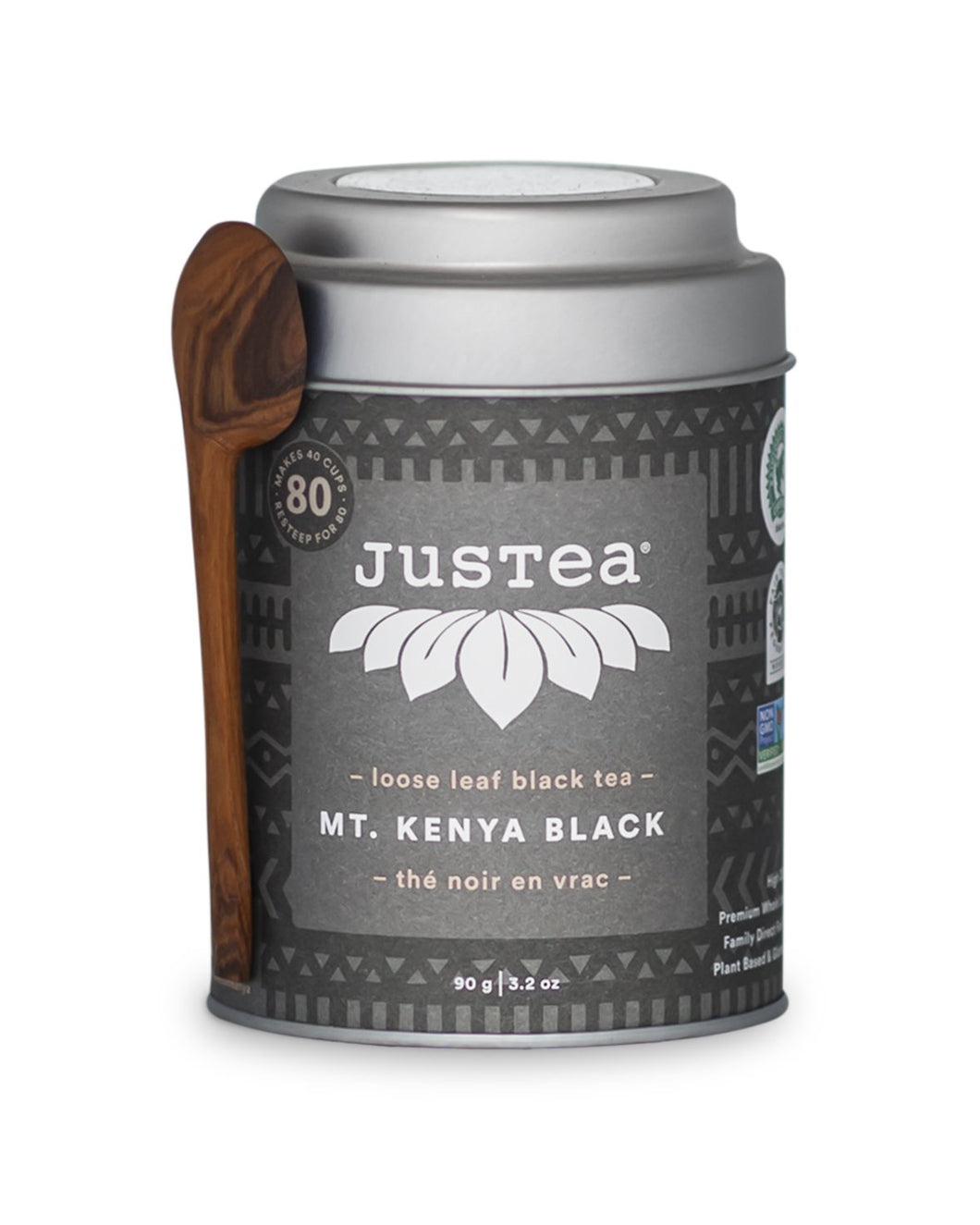 JusTea - Mt Kenya Black Loose Leaf Tea (90g)