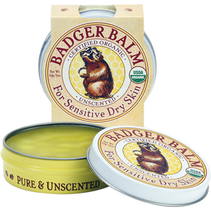 Unscented Badger Balm - Sensitive Skin Moisturizer (56g)