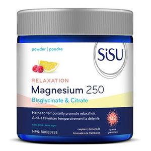 Sisu -  Relaxation Magnesium 250mg Raspberry Lemonade powder (133gram)