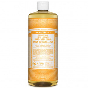 Dr. Bronner's 18-in-1 Citrus Pure Castile Liquid Soap (946mL)