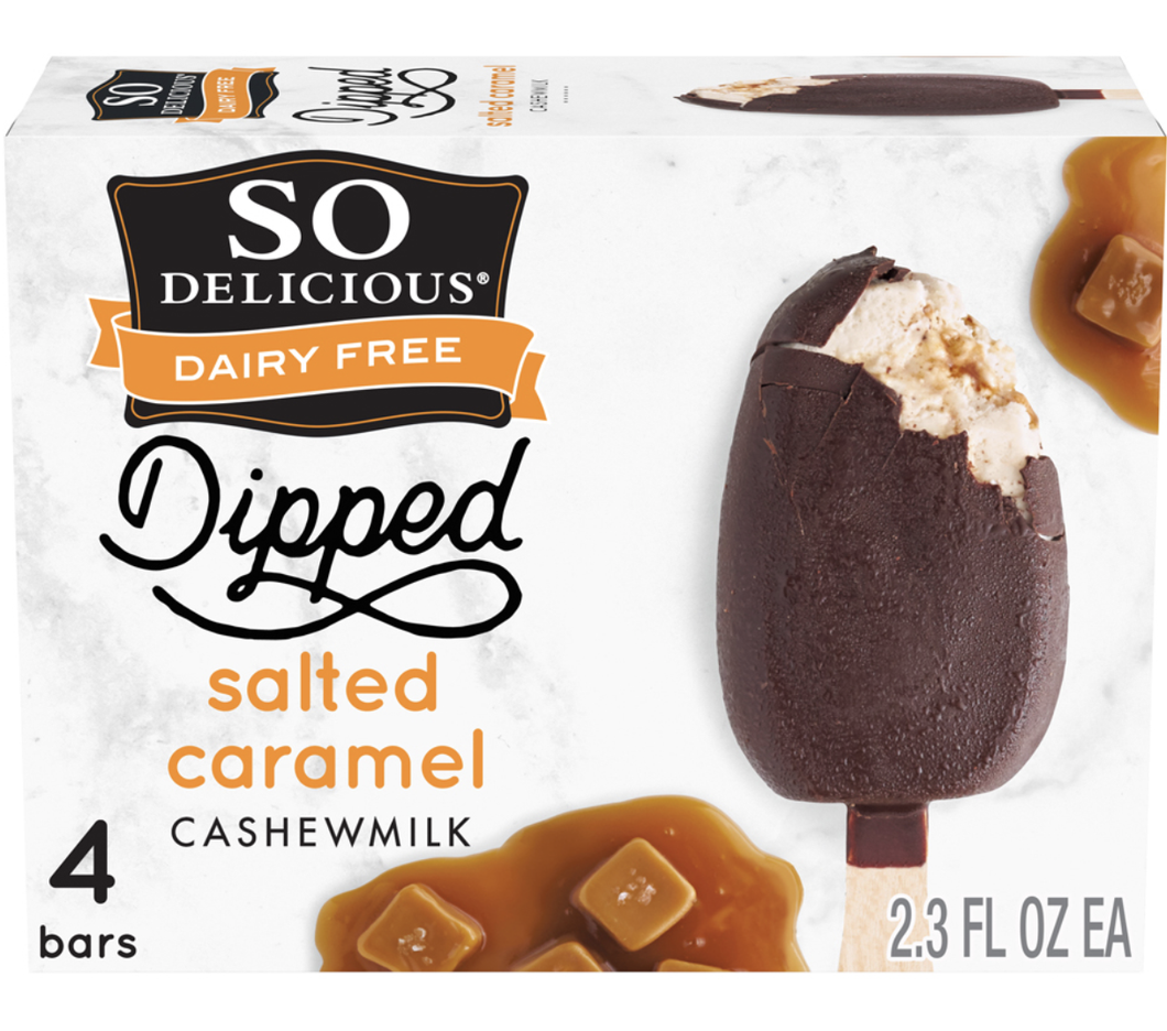 So Delicious Dipped Salted Caramel Cashew 4ct