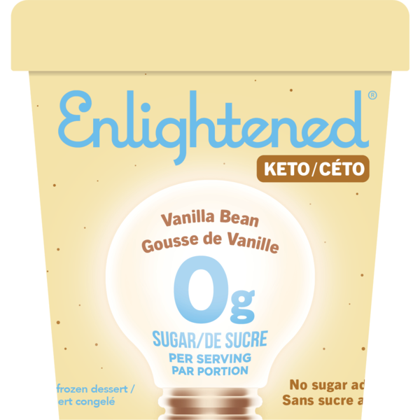 Enlightened- Keto Vanilla Bean Ice Cream 473ml
