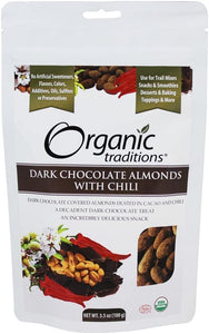 Org Trad-  Dark Chocolate Almonds with Chili (100 gm)