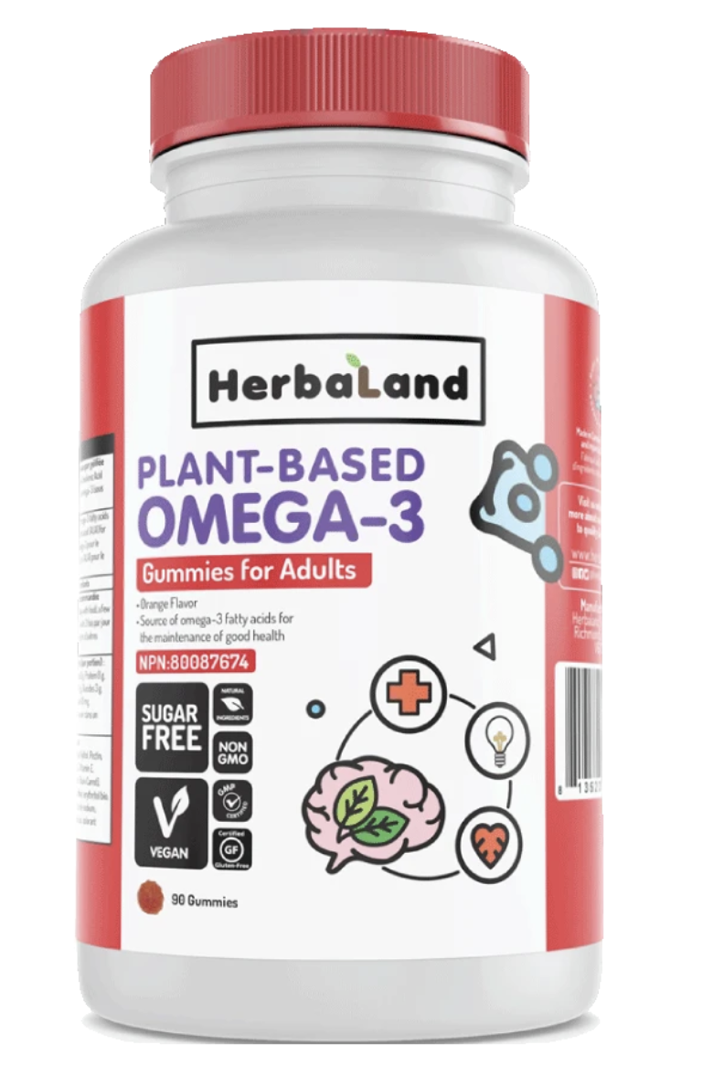 Herbaland Gummy Adult Plant-Based Omega 3 (90)