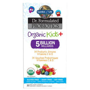 GOL- Dr. Formulated Org. Kids Probiotics - Berry Cherry (30 Chewables)