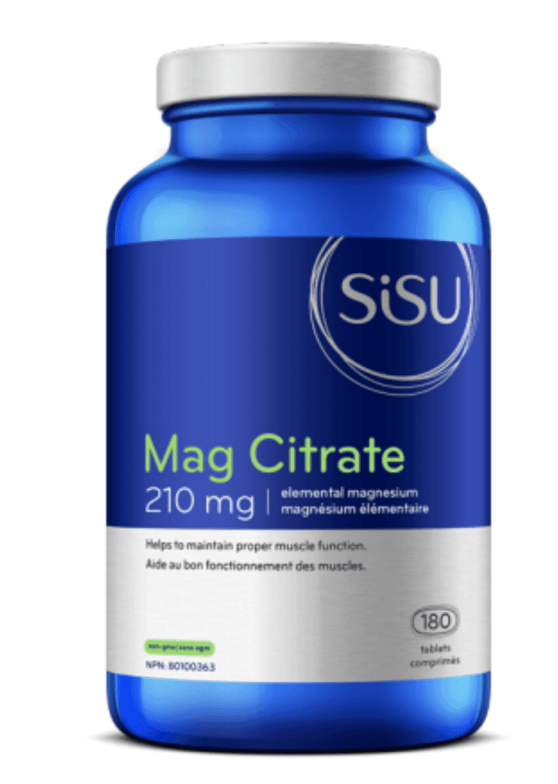 Sisu - Mag Citrate 210 mg 180 Tablets