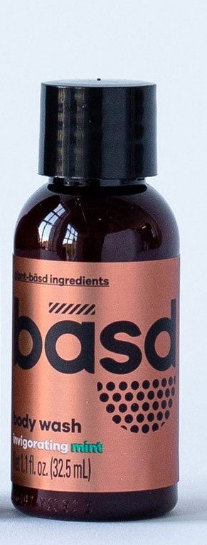 Basd Invigorating Mint Body Wash Travel Size (60mL)