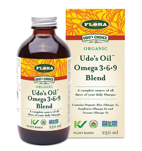 Udo’s Oil Omega 3+6+9 Blend (250mL)