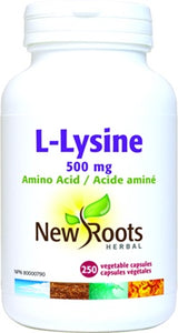 NR- L-Lysine 500mg (250 Capsules)