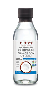 Nutiva- Organic Liquid Coconut Oil (236mL)