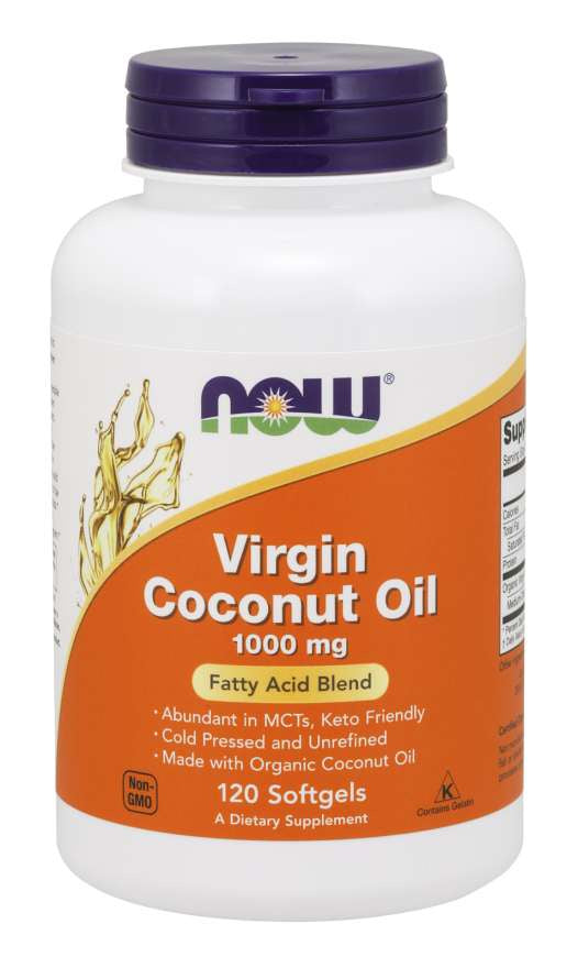 Now - Virgin Coconut Oil 1g (120 Softgels)