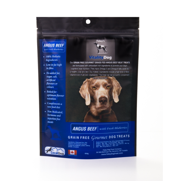 Dog Angus Beef with Blueberry Treat (454g)