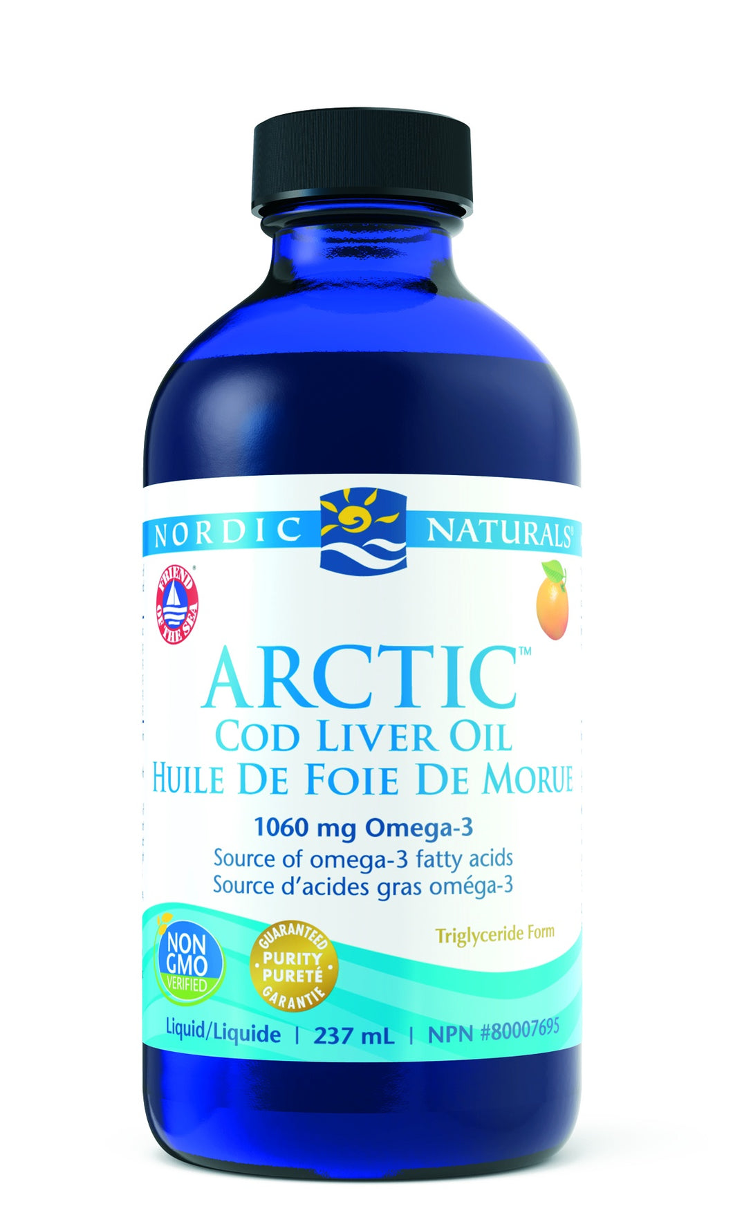 Nordic Naturals Cod Liver Oil (orange), 237ml