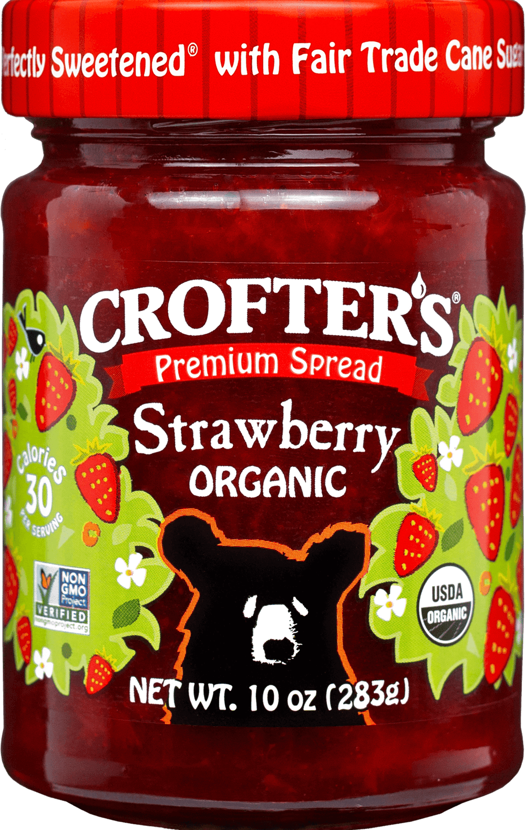 Crofter's Org. Premium Fruit Spread Strawberry (235mL)
