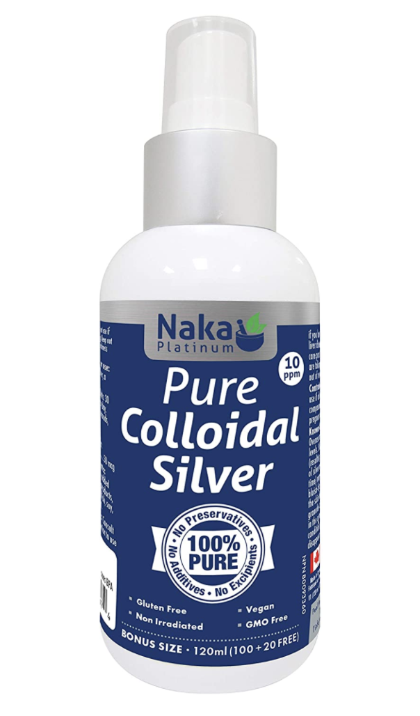 Naka Plat - Colloidal Silver 10 ppm Spray (120mL)