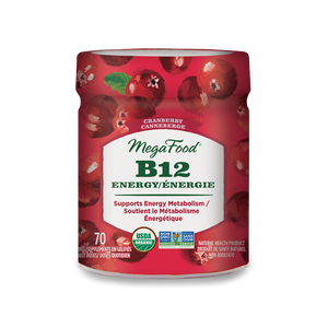 MegaFood B12 Energy Cranberry ( 70 Gummies )