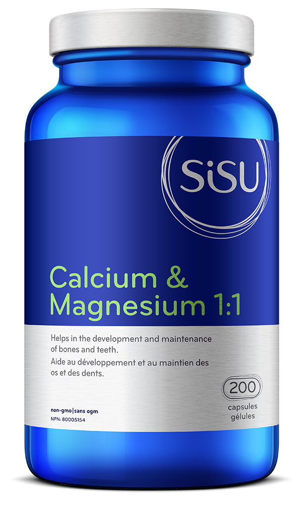 Sisu - Calcium Magnesium 1:1 With Vitamin D ( 100caps )