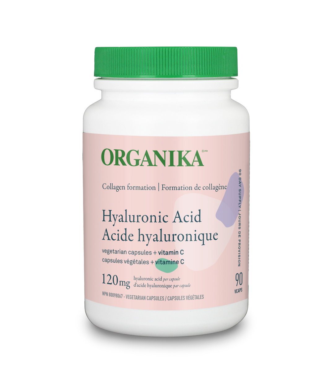 Organika - Hyaluronic Acid + Vit. C (90 VCaps)