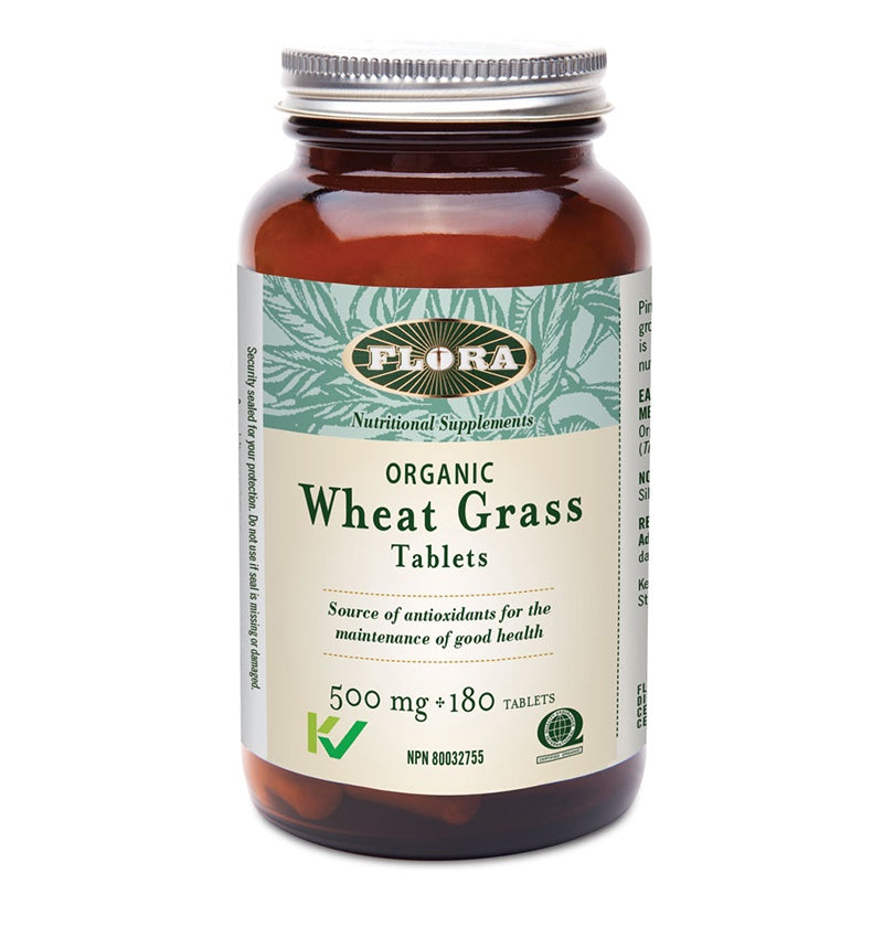 Flora- Wheat Grass 500 mg (180 Tablets)