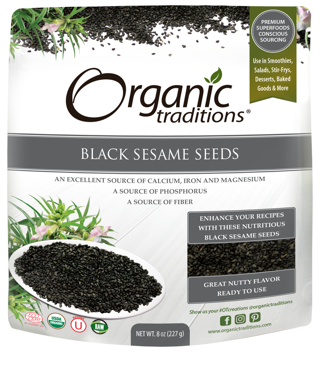 Org Trad- Black Sesame Seeds (227g)