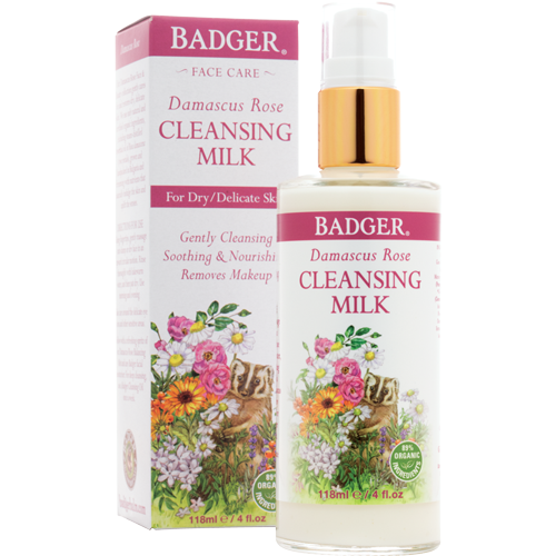 Badger - Damascus Rose Cleansing Milk (118mL)