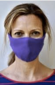 Brave Face Skeena Adult True Purple Cloth Mask