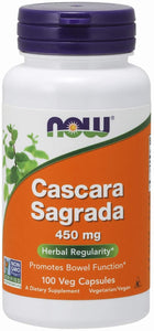 Now - Cascara Sagraa 450mg (100 Caps)