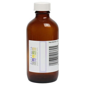 Aura - Amber Glass E$mpty Bottle W. Cap ( 118ml )
