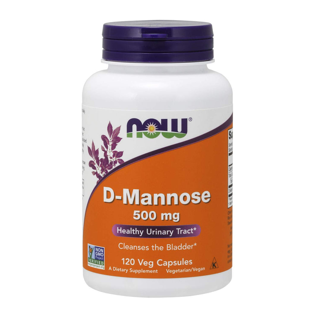 Now - D-Mannose 500mg (120 VCaps)